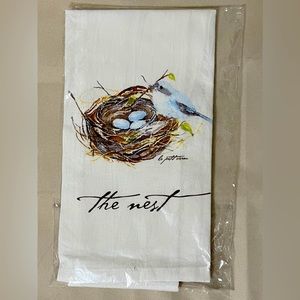 “The Nest” Flour Sack Towel from Cynthia Dunn Designs